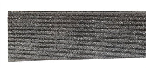 NOC34855 Noch Gmbh &amp; Co Wall,Extra Long gray Brck - Scale N