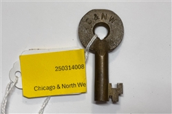 Chicago & North Western Switch Key