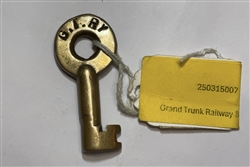 Grand Trunk Railway Switch Key