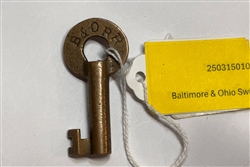 Baltimore & Ohio Switch Key
