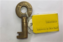 Baltimore & Ohio Switch Key