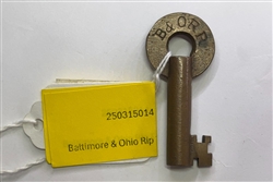 Baltimore & Ohio Rip Track Key