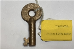 Baltimore & Ohio Switch Key