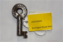 Burlington Route Switch Key Steel
