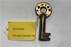 Chicago & Western Indiana Switch Key
