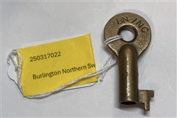 Burlington Northern Switch Key