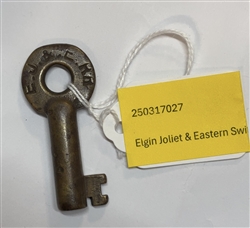 Elgin Joliet & Eastern Switch Key