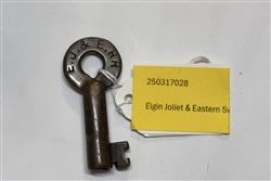 Elgin Joliet & Eastern Switch Key