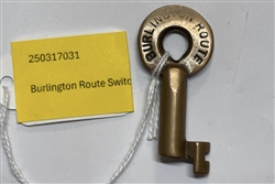 Burlington Route Switch Key