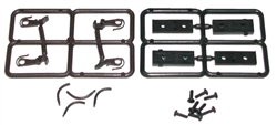 Accurail 1030 HO Accumate Scale-Size Knuckle Coupler w/Draft Gear Box 12 Pairs
