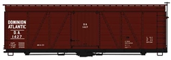 Accurail 1188 HO Fowler 36' Wood Boxcar Kit Dominion Atlantic #1427