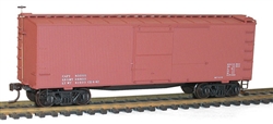 Accurail 1797 HO 36' Double-Sheathed Wood Boxcar w/Steel Roof Wood Ends Fishbelly Kit Data Only