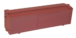 Accurail 1800 HO 36' Double-Sheathed Wood Boxcar w/Steel Roof Wood Ends Straight Underframe Undecorated