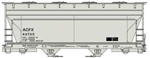 Accurail 2220 HO ACF 2-Bay Covered Hopper Kit ACFX 44795