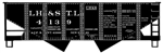 Accurail 2437 HO USRA 55-Ton 2-Bay Hopper Kit Louisville Henderson & St. Louis L&N 4139