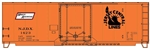 Accurail 3137 HO AAR 40' Insulated Plug-Door Boxcar Kit Central Railroad of New Jersey