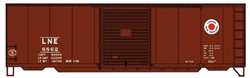 Accurail 3462 HO 40' PS-1 Steel Boxcar Kit Lehigh & New England #8862