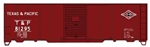 Accurail 3563 HO AAR 40' Single-Door Steel Boxcar Kit Texas & Pacific