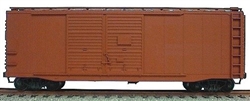 Accurail 3600 HO AAR 40' Double-Door Boxcar Kit Undecorated