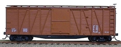 Accurail 4398 HO 40' Single-Sheathed Wood Boxcar w/Wood Doors & Steel Ends Kit Data Only Mineral Red