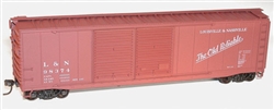 Accurail 5233 HO AAR 50' Riveted-Side Double-Door Boxcar Kit Louisville & Nashville #98374