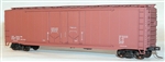 Accurail 5498 HO 50' AAR Double Plug-Door Boxcar Kit Data Only Mineral Red