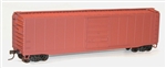 Accurail 5500 HO 50' Steel Boxcar w/8' Superior Doors Roofwalk High Ladders Brakewheel K Undecorated