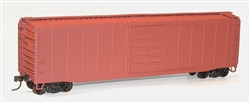 Accurail 5500 HO 50' Steel Boxcar w/8' Superior Doors Roofwalk High Ladders Brakewheel K Undecorated