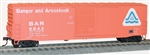 Accurail 5723 HO 50' Welded-Side Single-Door Boxcar Kit Bangor & Aroostook #8842 Triangle Logo