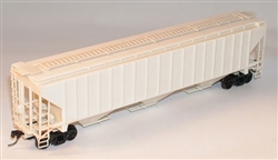 Accurail 6500 HO Pullman-Standard 4750 3-Bay Covered Hopper Kit Undecorated