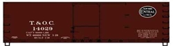 Accurail 81172 HO USRA 40' Double-Sheathed Wood Boxcar Kit Toledo & Ohio Central T&OC 14029 NYC Lines Logo