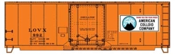 Accurail 81413 HO 40' Steel Box American Colliod Company LOVX 992