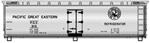 Accurail 81803 HO 40' Wood Reefer Kit Pacific Great Eastern #818