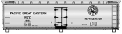 Accurail 81803 HO 40' Wood Reefer Kit Pacific Great Eastern #818