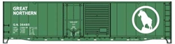 Accurail 81812 HO 50' Welded-Side Combination-Door Boxcar Kit Great Northern #36485 Large Rocky Logo