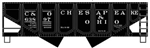 Accurail 81863 HO C&O 55-Ton Hopper Panel Side Rebuild Kit