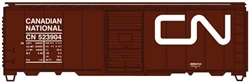 Accurail 81931 HO AAR 40' Single-Door Steel Boxcar Kit Canadian National #523904 Large Noodle Logo