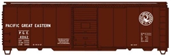 Accurail 81933 HO AAR 40' Single-Door Steel Boxcar Kit Pacific Great Eastern #4062 Moose Logo