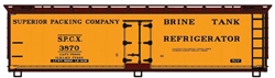 Accurail 81941 HO 40' Wood Reefer Kit Superior Packing SPCX #3870