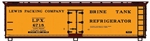 Accurail 81942 HO 40' Wood Reefer Kit Lewis Packing LPX #6718