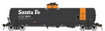American Limited 1820 HO GATC Welded Tank Car Santa Fe 98110 Journal Oil Service