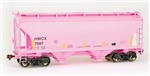 American Limited 2031 HO TrinityRail 3281 cf 2-Bay Covered Hopper Halliburton HWCX #7992