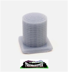 All Scale Miniatures 1600796 N Air Conditioner Residential Central Air Round 5/