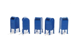 All Scale Miniatures 1600930 N US Mail Dropbox pkg(5)