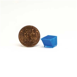 All Scale Miniatures 1601778 N Dumpster Slant Front Rear Load w/ Casters