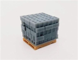 All Scale Miniatures 1601919 N Cinder Block Stack