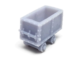 All Scale Miniatures 1601970 N Mining Cart Unpainted 3D Printed Part