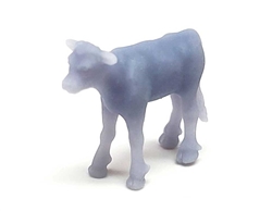 All Scale Miniatures 870978 HO Calves Unpainted 3D Printed Figures pkg 5