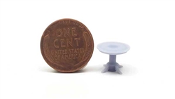All Scale Miniatures 8711015 HO Claw Foot Dining Table Unpainted