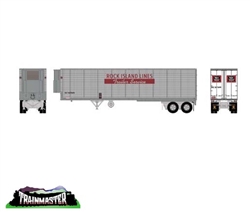 Athearn 16073 HO 40' Fruehauf Z-Van Trailer Rock Island RI #507699
